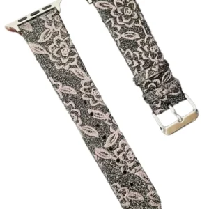 Newface Apple Watch 38mm Creeper Desenli Kordon - Kahverengi