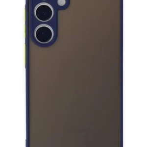 Newface Samsung Galaxy S24 Kılıf Montreal Silikon Kapak - Lacivert