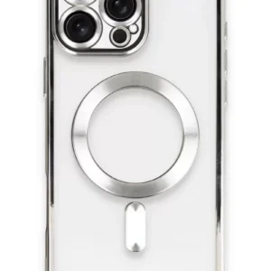 Newface İphone 16 Pro Max Kılıf Kross Magneticsafe Kapak - Gümüş