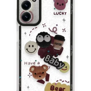 Newface Samsung Galaxy A05s Kılıf Sweet Desenli Silikon Kapak - Sarı