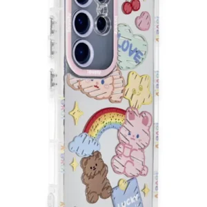 Newface Samsung Galaxy S24 Ultra Kılıf Reflexion Desenli Kapak - Desen 4