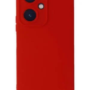 Newface Vivo Y27 Kılıf Nano İçi Kadife Silikon - Kırmızı