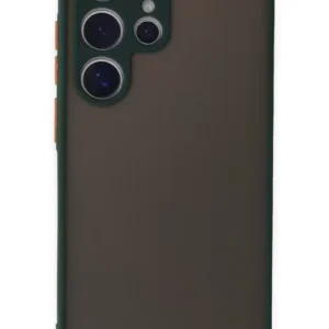 Newface Samsung Galaxy S24 Ultra Kılıf Montreal Silikon Kapak - Yeşil