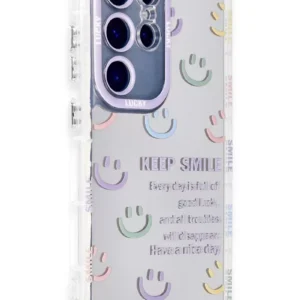 Newface Samsung Galaxy S23 Ultra Kılıf Reflexion Desenli Kapak - Desen 2