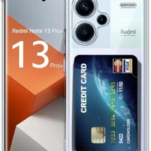 Newface Xiaomi Redmi Note 13 Pro Plus Kılıf Kart Şeffaf Silikon - Şeffaf