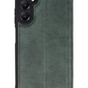 Newface Samsung Galaxy A55 5g Kılıf Flip Cover - Koyu Yeşil