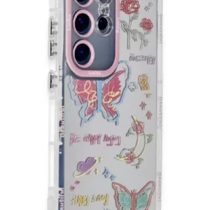 Newface Samsung Galaxy S23 Ultra Kılıf Reflexion Desenli Kapak - Desen 8