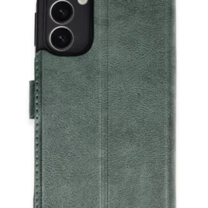 Newface Samsung Galaxy A25 5g Kılıf Trend S Plus Kapaklı Kılıf - Yeşil