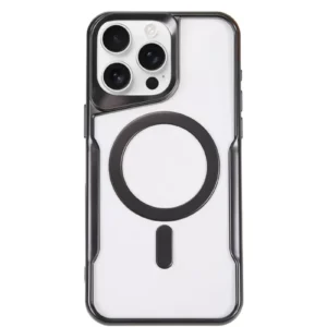 Newface İphone 11 Pro Max Kılıf Boyi Magsafe Silikon Kapak - Siyah