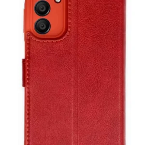 Newface Samsung Galaxy A55 5g Kılıf Trend S Plus Kapaklı Kılıf - Kırmızı