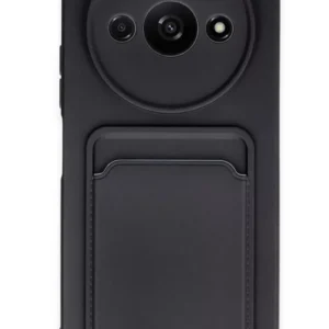 Newface Xiaomi Redmi A3 4g Kılıf Kelvin Kartvizitli Silikon - Siyah