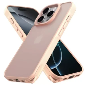 Newface İphone 16 Pro Kılıf Elegant Kapak - Pudra