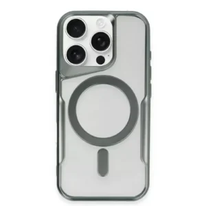 Newface İphone 11 Pro Max Kılıf Boyi Magsafe Silikon Kapak - Yeşil