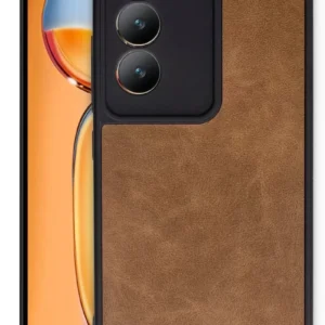 Newface Vivo V30 Lite 4g Kılıf Aras Deri Kapak - Taba