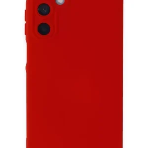 Newface Samsung Galaxy A55 5g Kılıf Nano İçi Kadife Silikon - Kırmızı