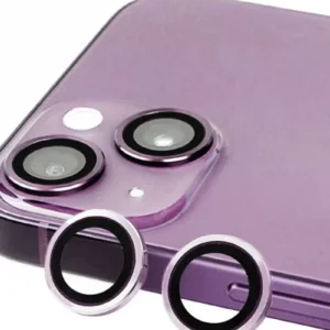 Newface İphone 14 Plus Raze Metal Kamera Lens - Mor