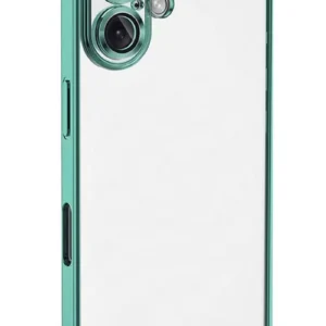 Newface İphone 16 Kılıf Razer Lensli Silikon - Turkuaz