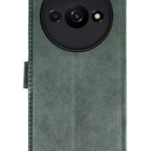 Newface Xiaomi Redmi A3 4g Kılıf Trend S Plus Kapaklı Kılıf - Yeşil