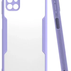 Newface Samsung Galaxy M51 Kılıf Platin Silikon - Lila