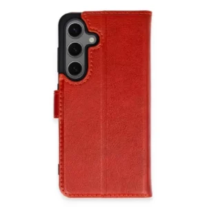 Newface Samsung Galaxy S24 Plus Kılıf Trend S Plus Kapaklı Kılıf - Kırmızı