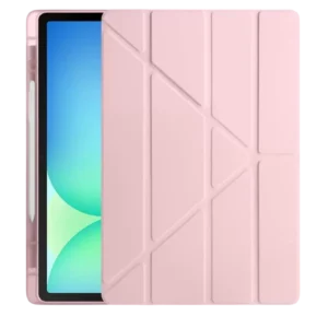 Newface İpad Pro 13 (2024) Kılıf Kalemlikli Hugo Tablet Kılıfı - Rose Gold