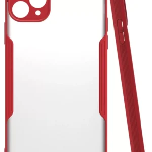 Newface İphone 11 Pro Kılıf Platin Silikon - Kırmızı