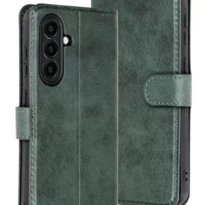 Newface Samsung Galaxy A16 5g Kılıf Trend S Plus Kapaklı Kılıf - Yeşil