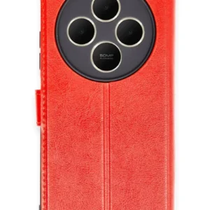 Newface Xiaomi Redmi 14c Kılıf Trend S Plus Kapaklı Kılıf - Kırmızı