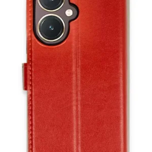 Newface Vivo Y27 Kılıf Trend S Plus Kapaklı Kılıf - Kırmızı