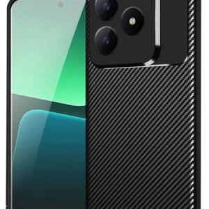 Newface Realme C61 Kılıf Auto Focus Karbon Kapak - Siyah