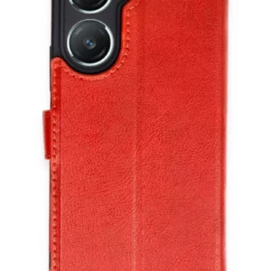 Newface Vivo Y18 Kılıf Trend S Plus Kapaklı Kılıf - Kırmızı