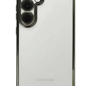 Newface Samsung Galaxy S24 Fe Kılıf Razer Lensli Silikon - Yeşil