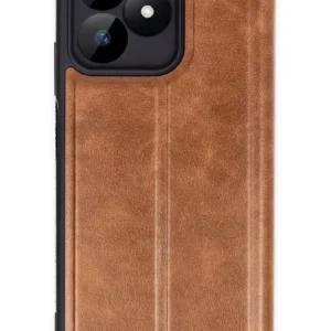 Newface Realme Note 50 4g Kılıf Flip Cover - Taba