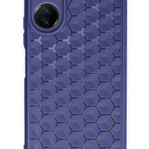 Newface Xiaomi Redmi 13c Kılıf Petek Silikon Kapak - Lacivert