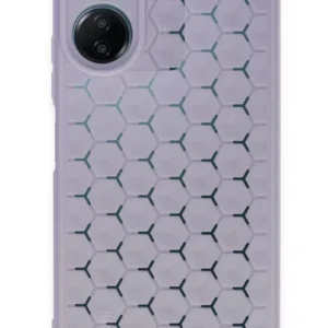 Newface Xiaomi Redmi 13c Kılıf Petek Silikon Kapak - Lila