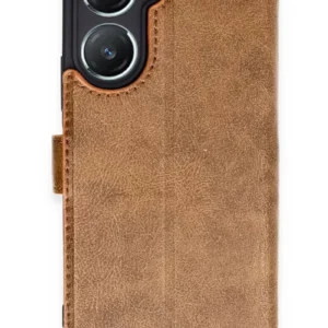 Newface Vivo Y18 Kılıf Trend S Plus Kapaklı Kılıf - Taba