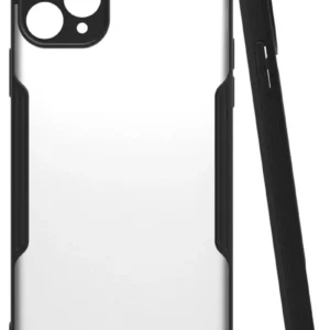 Newface İphone 11 Pro Max Kılıf Platin Silikon - Siyah