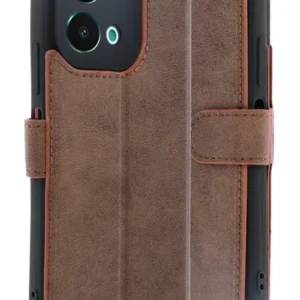 Newface Vivo Y28 Kılıf Trend S Plus Kapaklı Kılıf - Taba