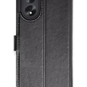 Newface Oppo A38 Kılıf Trend S Plus Kapaklı Kılıf - Siyah