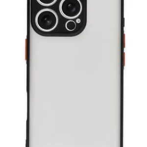 Newface İphone 16 Pro Max Kılıf Montreal Silikon Kapak - Siyah