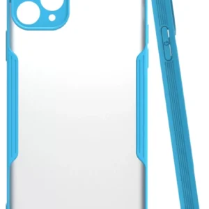 Newface İphone 11 Pro Max Kılıf Platin Silikon - Mavi