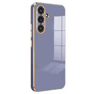 Newface Samsung Galaxy S24 Fe Kılıf Volet Silikon - Mavi