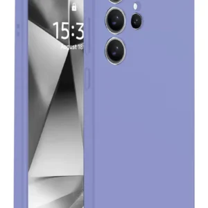 Newface Samsung Galaxy S25 Ultra Kılıf Nano İçi Kadife Silikon - Lila