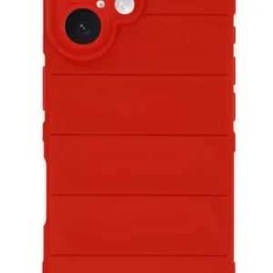 Newface İphone 16 Plus Kılıf Optimum Silikon - Kırmızı