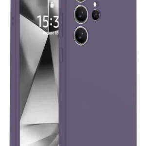 Newface Samsung Galaxy S25 Ultra Kılıf Nano İçi Kadife Silikon - Mor