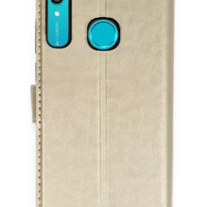 Newface Huawei Y6 Prime Kılıf Trend S Plus Kapaklı Kılıf - Gold