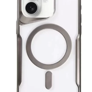Newface İphone 16 Kılıf Boyi Magsafe Silikon Kapak - Titan Gri