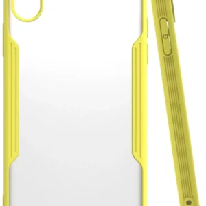 Newface İphone X Kılıf Platin Silikon - Sarı