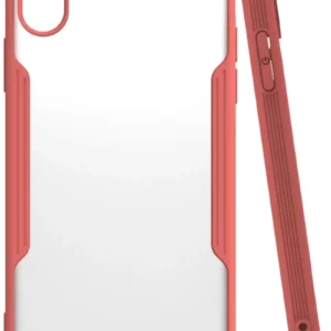 Newface İphone X Kılıf Platin Silikon - Pembe