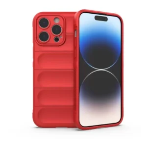 Newface İphone 16 Pro Kılıf Optimum Silikon - Kırmızı